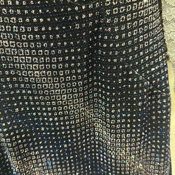 Jovani Blue & Silver Mini Dress - Picture 10 of 10